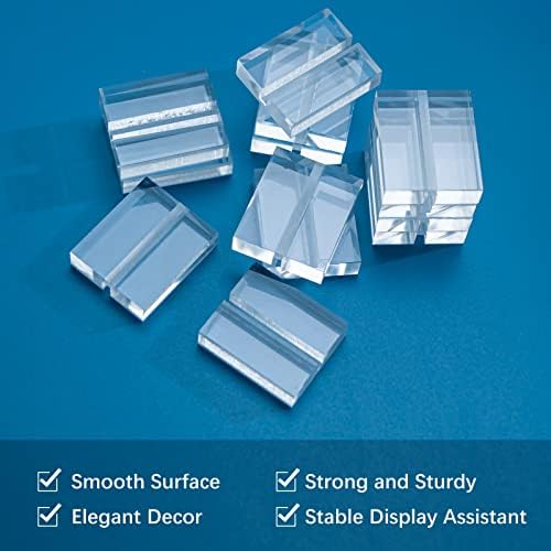 25 Pcs Acrylic Place Card Holder for Tables and Events