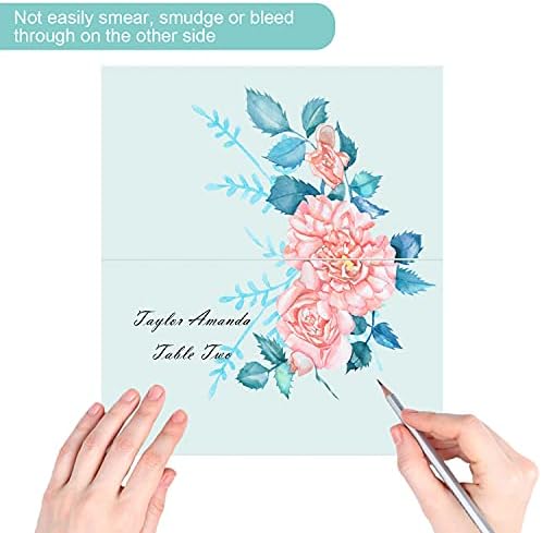 JUZNU Place Cards 120 Pack for Weddings and Parties