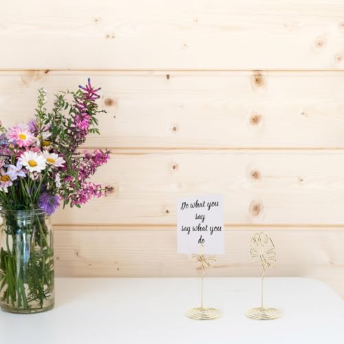 Stobok Table Number Holders 8PCS Metal Set