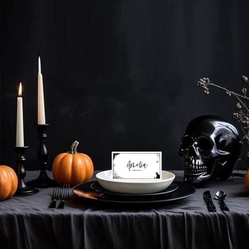 Andaz Press Halloween Name Place Cards 24 Pack 2x35 1