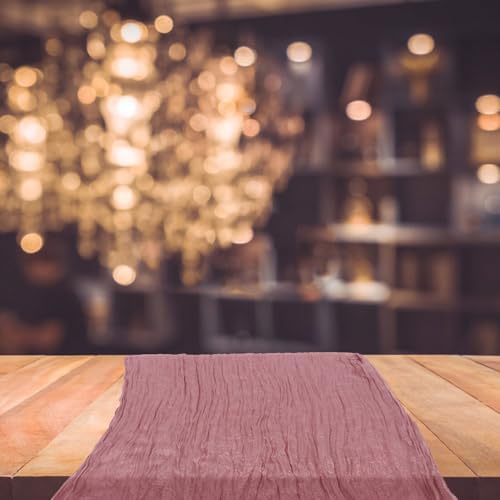 Bohemian Gauze Table Runner for Elegant Decorations
