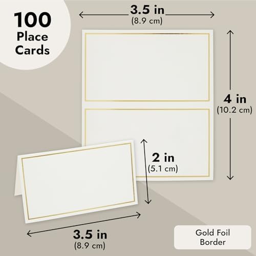 Best Paper Greetings 100-Pack Wedding Place Cards