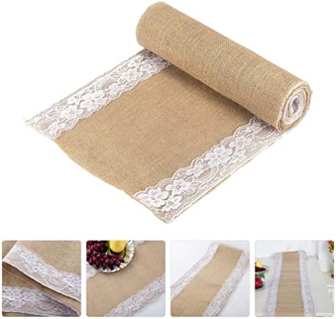 Elegant Rustic Lace Table Runner for Weddings and Parties