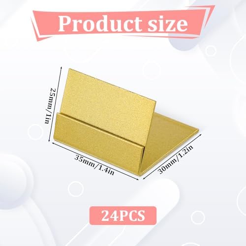 24 Pcs Gold Table Number Holders for Weddings Parties and Events