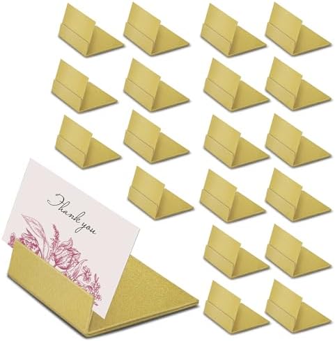 Gold Table Number Holders 20pcs Metal Place Card Stands