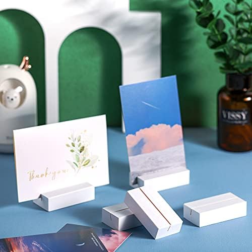 12 Piece Wooden Place Card Holders for Wedding Events 1