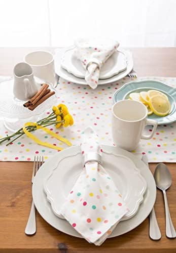 DII Polka Dot Table Runners Set of 6
