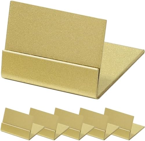 24 PCS Gold Table Number Holders Metal Place Card Stands