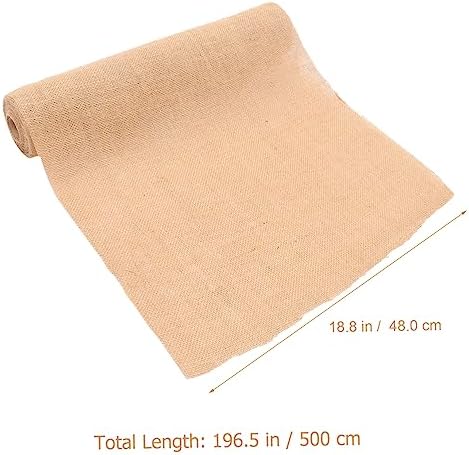 PRETYZOOM Natural Linen Table Runner for Home and Parties