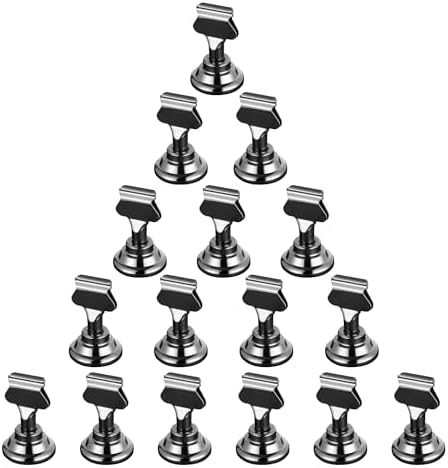 ERYTLLY 16-Pack Place Card Holders 17 Inch Steel Set