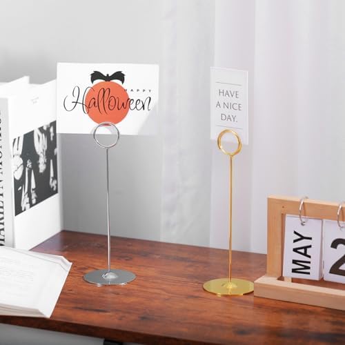 Urban Deco 16 Piece Table Card Holder Set Gold