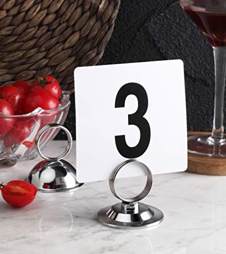New Star Foodservice 23367 Split-Ring Place Card Holder Set of 12