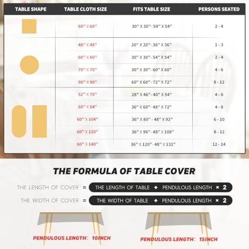 Horaldaily Back to School Black Tablecloth 60x84 Inch Rectangular