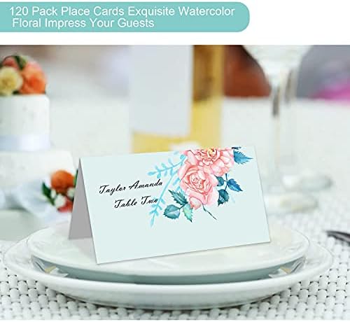 JUZNU Place Cards 120 Pack for Weddings and Parties