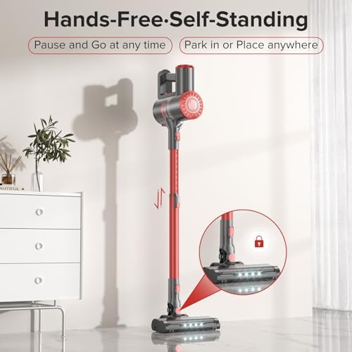 HOUSBRUSH Cordless Vacuum Cleaner with 8-in-1 Functionality