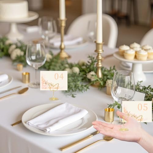 32pcs Table Number Holders with Butterfly Design