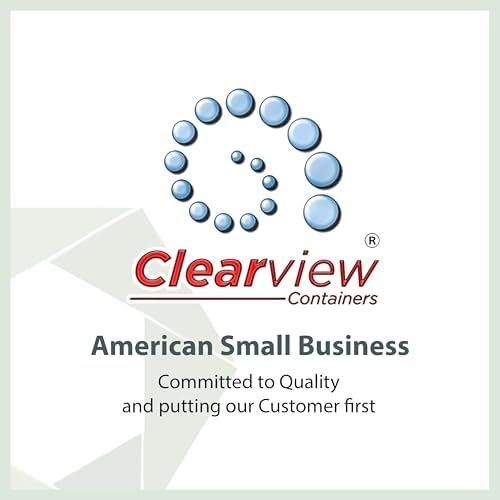 12 Pack Clearview Jars with Leak Proof Lids