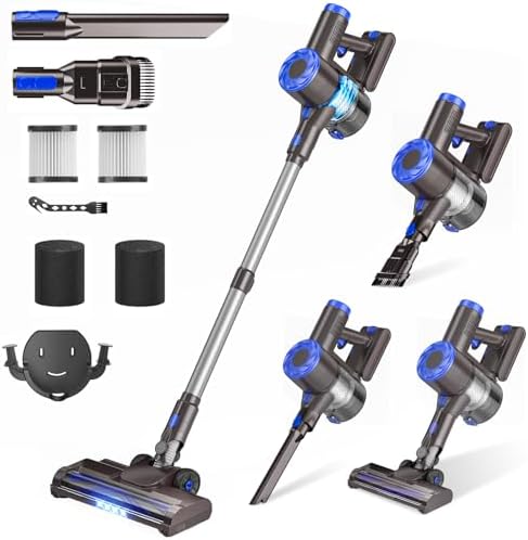 Cordless Vacuum Cleaner with 2200 mAh Battery