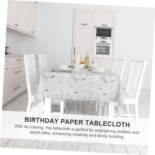 Birthday Party Table Cloth with Graffiti Design for Boys and Girls Celebrations