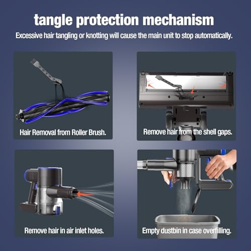 Cordless Vacuum Cleaner with 2200 mAh Battery