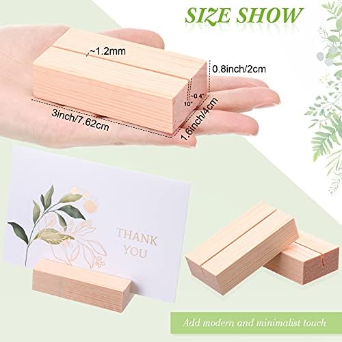 Thyle Zonon 12 Wood Place Card Holders