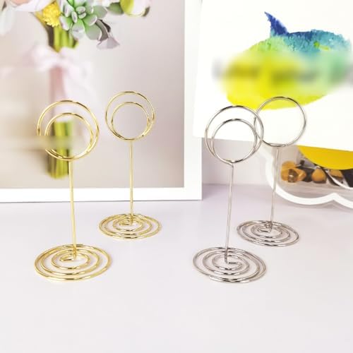 20 Pcs Metal Wire Place Card Holders Table Number Holder Wedding Table Clips