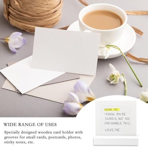 20pcs Wood Place Card Holder for Events and Decor