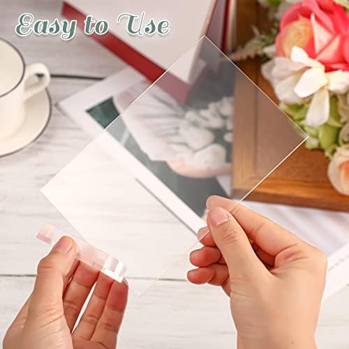 Yulejo 12Pcs Clear Acrylic Place Cards with Holders for Wedding Reception