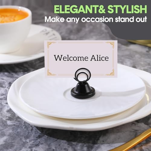 Fulmoon 24 Pcs Steel Table Number Holders