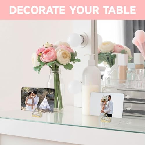 100 PCS Gold Table Card Holders for Events