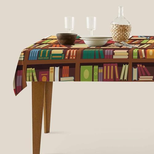 TKS MITLAN 60x84 Oblong Tablecloth Retro Design