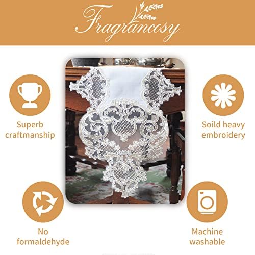 Elegant Vintage Lace Table Runner 120 Inches