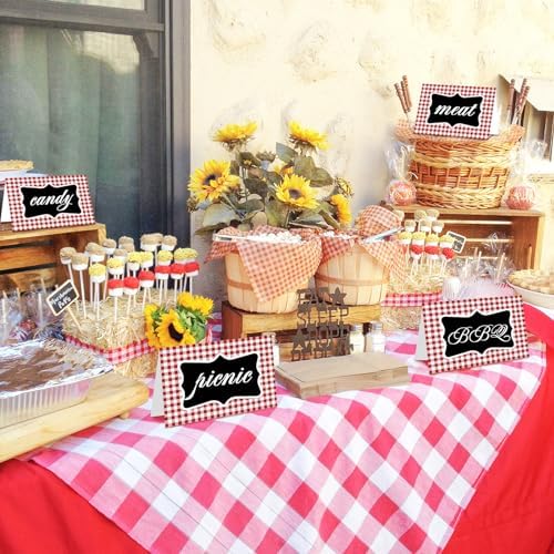 24PCS BBQ Party Decorations with Marker