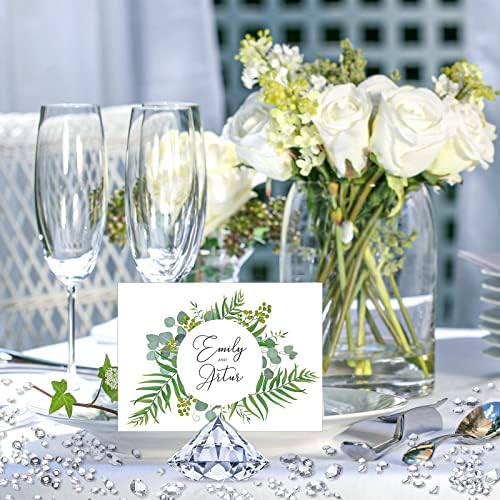1624 Piece Diamond Place Card Holders and Confetti Set