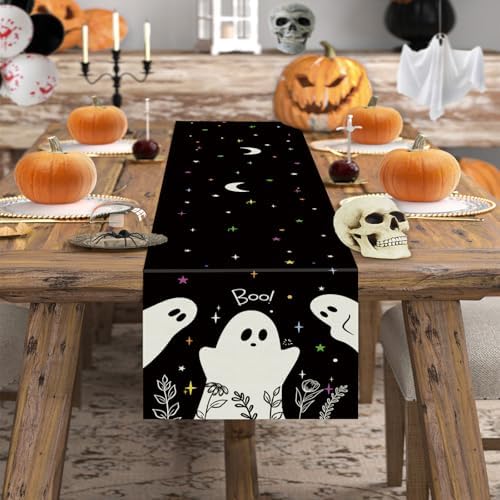 Gagec Halloween Table Runner 13x72 Inch