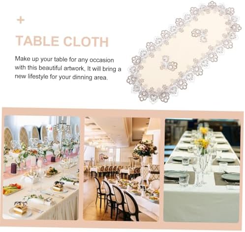 Elegant Lace Table Runner for Dining and Weddings