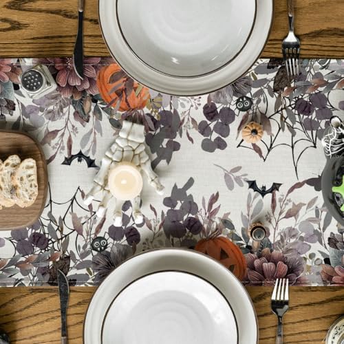 Artoid Mode Halloween Table Runner 13x72 Inch