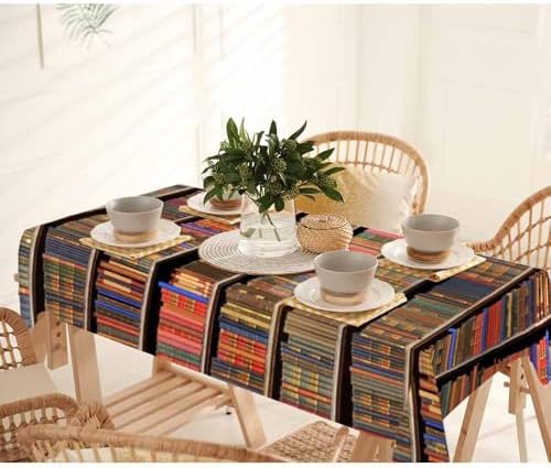 Vintage Wooden Lattice Tablecloth 52x70in
