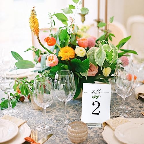 14 Piece Acrylic Sign Holders Clear Card Stands