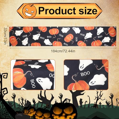 Halloween Table Runner 7244x13in Spooky Decor