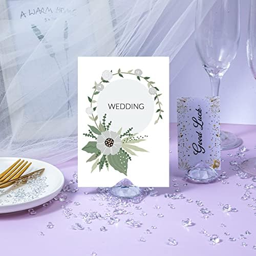 1624 Piece Diamond Place Card Holders and Confetti Set