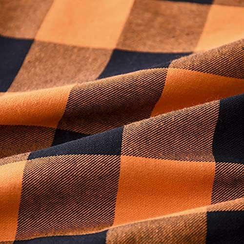 Tosewever Halloween Buffalo Check Plaid Table Runner