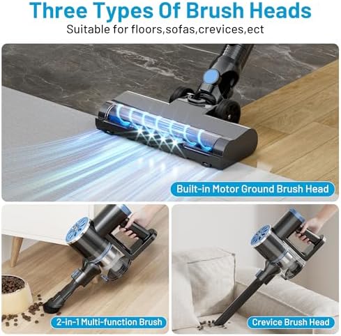 VIPSUN Cordless Stick Vacuum Cleaner 6-in-1 Self-Standing