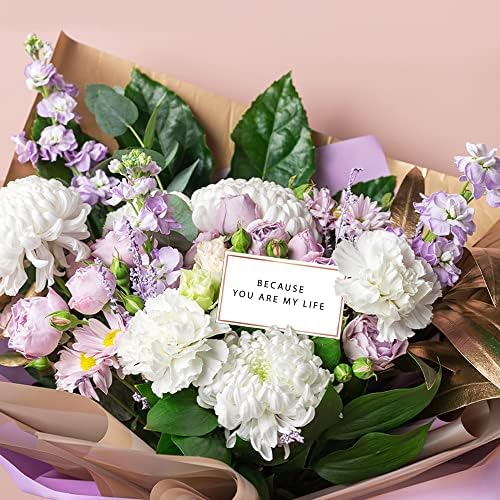 KiDEPOCH Place Cards with Rose Gold Border 100 Pack