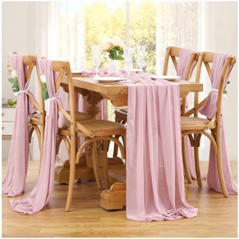 SoarDream Table Runner 10 Pack Dusty Rose Rustic