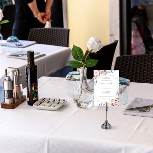 Marspark 12 Pcs Table Number Holders 3 Inch Place Card Stands