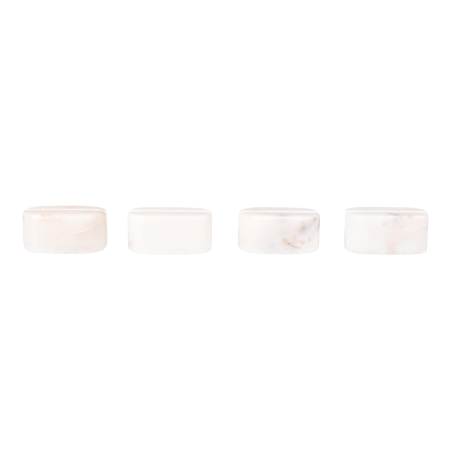 Creative Co Op 4 Piece Marble Place Card Holders White