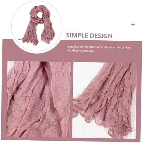 4pcs Bohemian Gauze Table Runner for Weddings and Parties