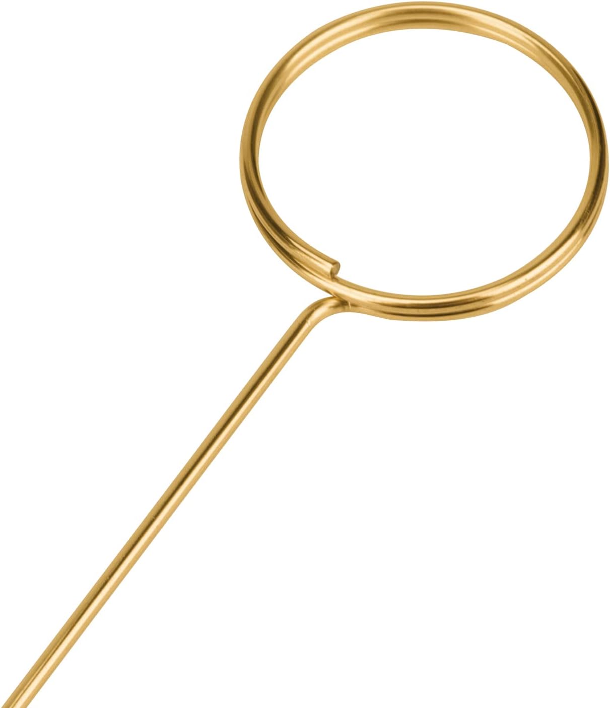 80 Piece 136 Inch Gold Floral Place Card Holder Stick
