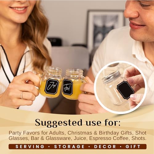 25 Oz Small Mason Jars with Lids 10 Pack